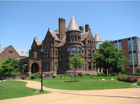 The Cupples House on the Saint Louis University campus is one of many architectural attractions for people to see.